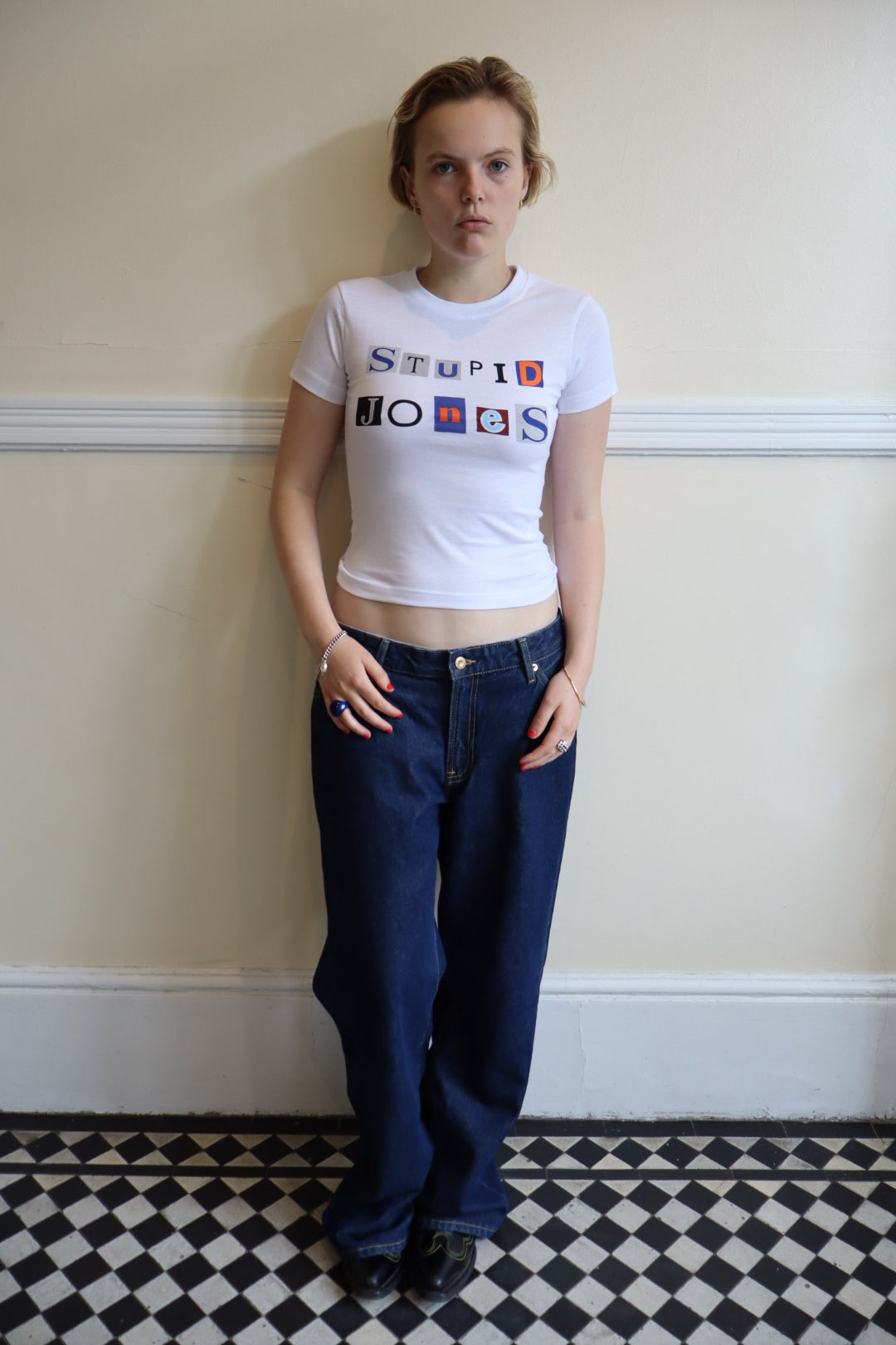 Stupid jones top