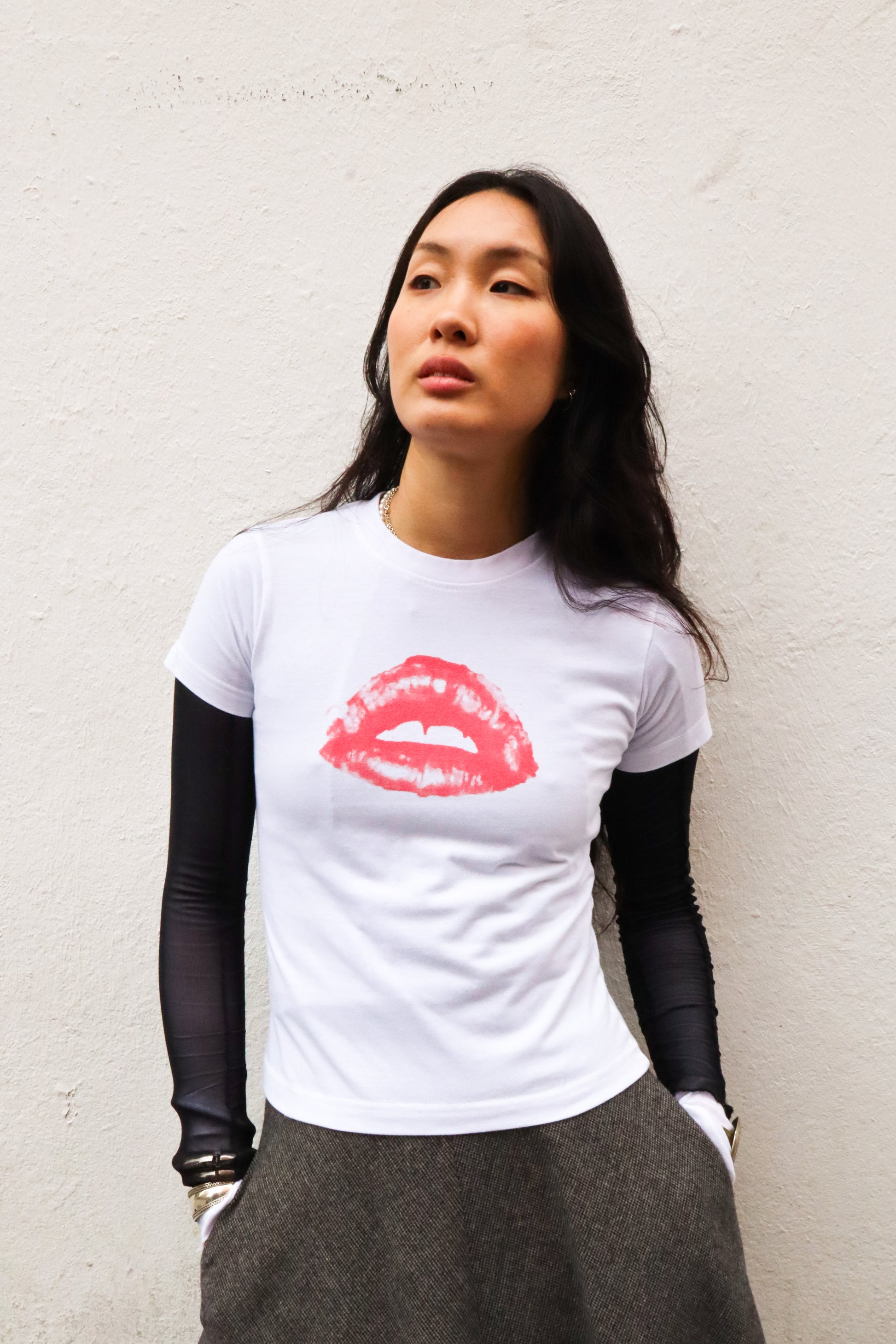 The lips tee
