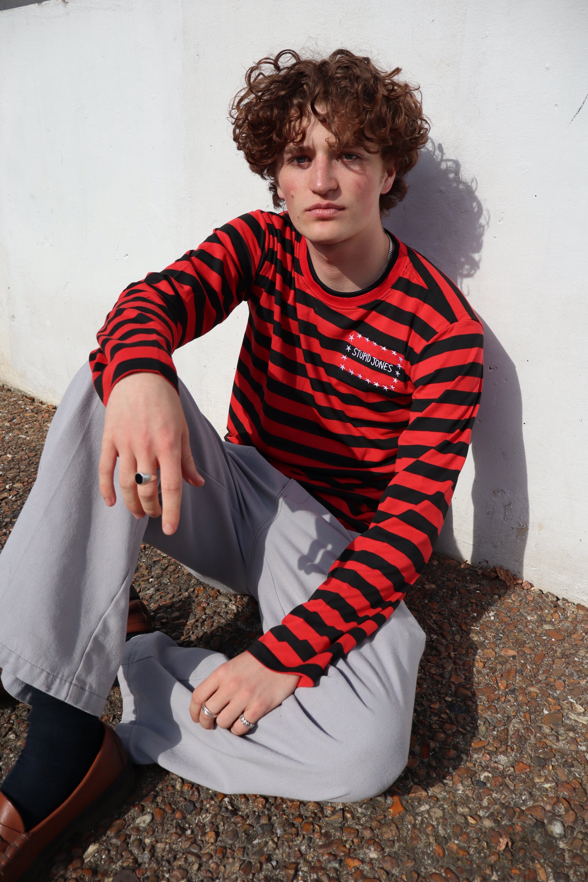 Red and black men’s long sleeve pre order